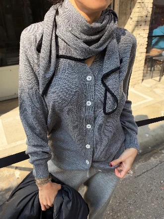 Mare Holga Colorblock Wool Scarf